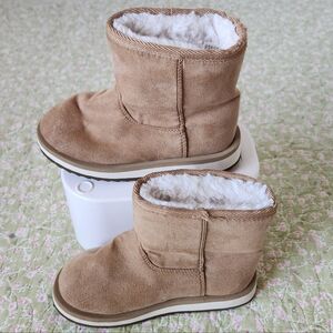Unbranded Cozy Tan Kids Boots Size 10